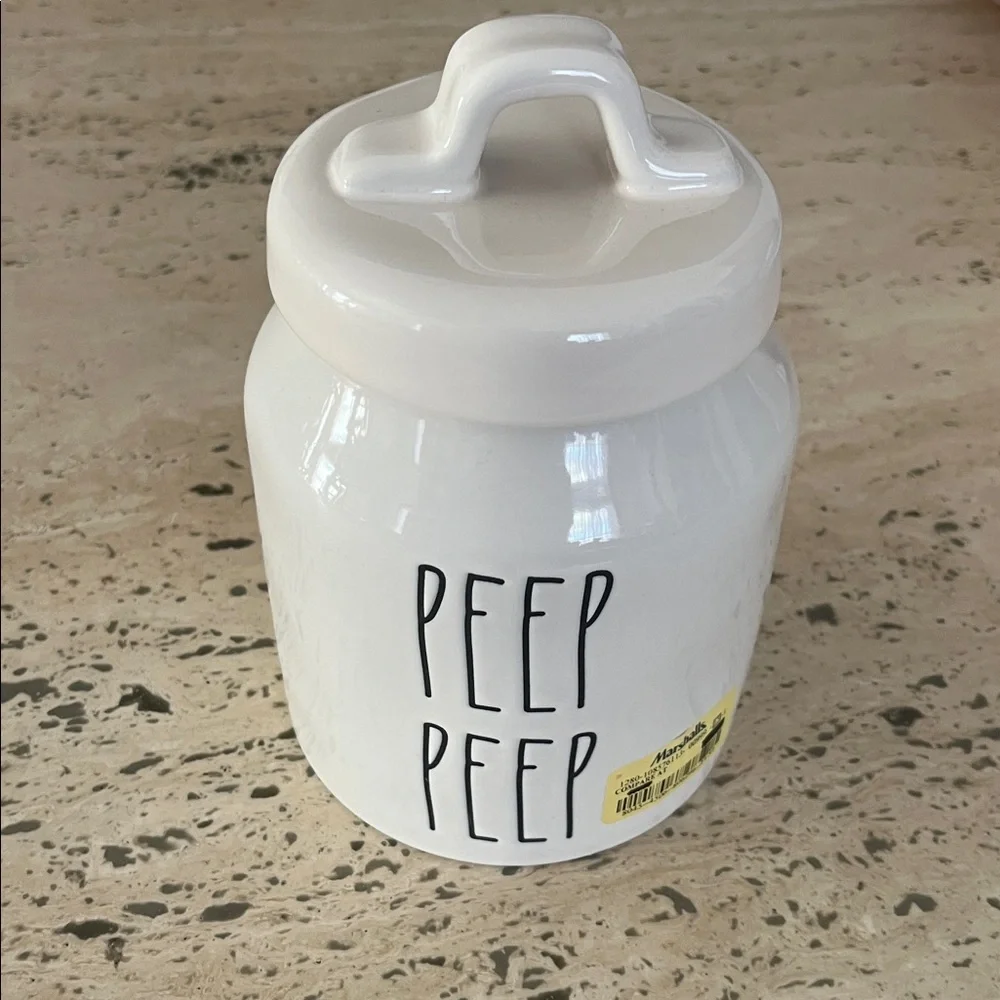 Rae Dunn Peep Peep small canister